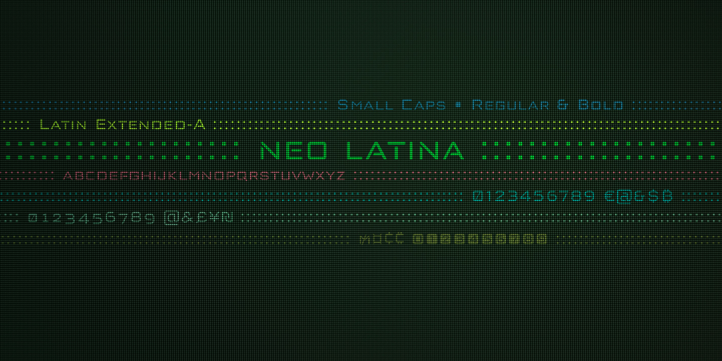 Пример шрифта Neo Latina Bold